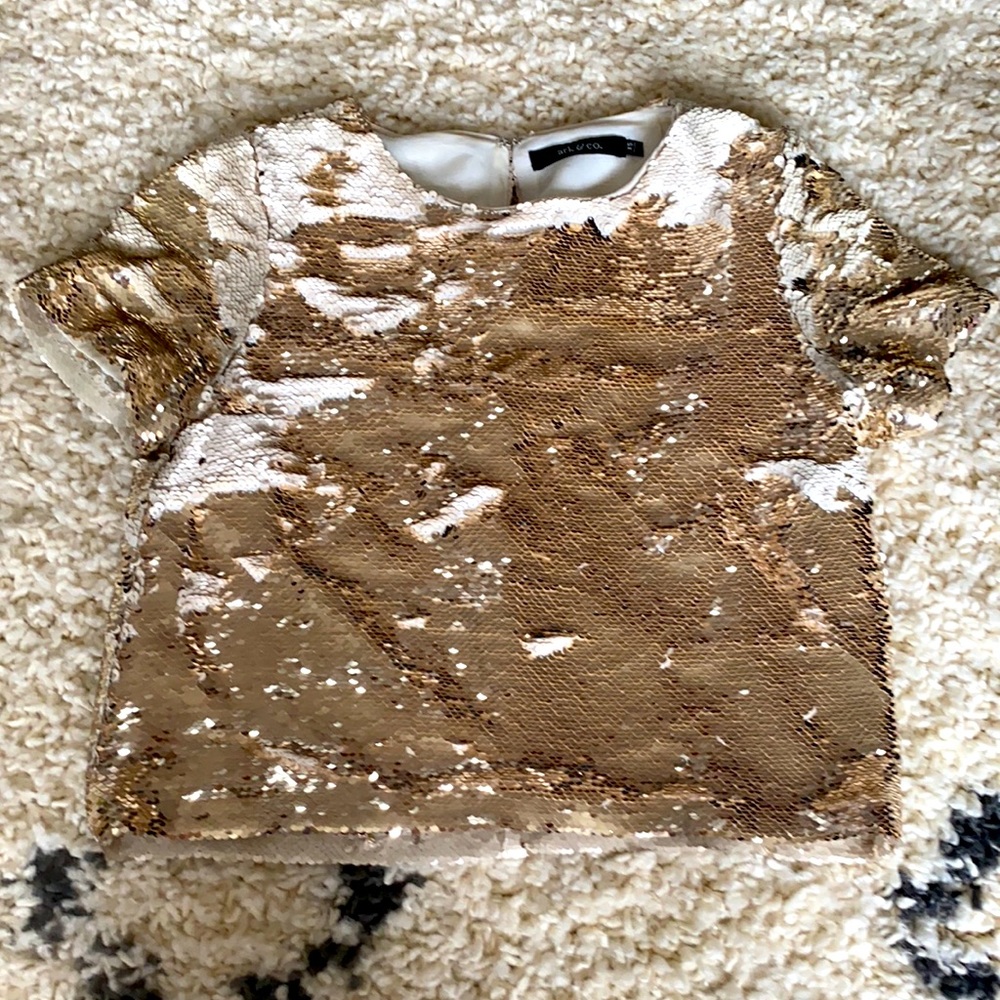 Ark & Co sequin shirt